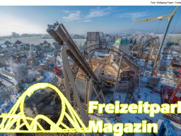 Aufbau des Themenbereichs „Sonnenbucht“ in FANTASIA (Januar 2025)